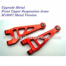 HBX 16889 16889A Upgrades-Metal Front Upper Suspension Arms, M16007 Metal Version-Red