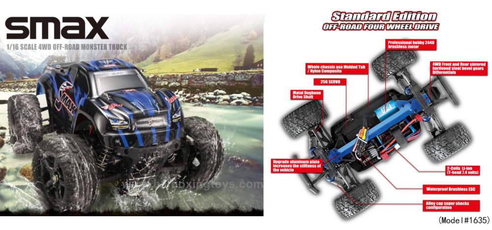 REMO HOBBY Smax 1635 1/16 RC Truck