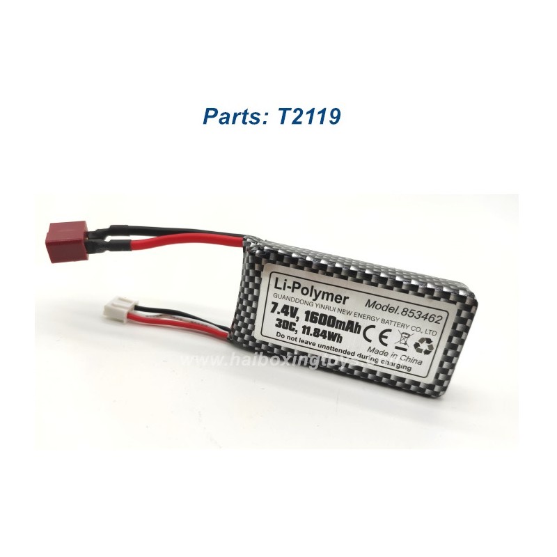 HBX 906 Upgrade Battery 7.4V 1600mAh T2119