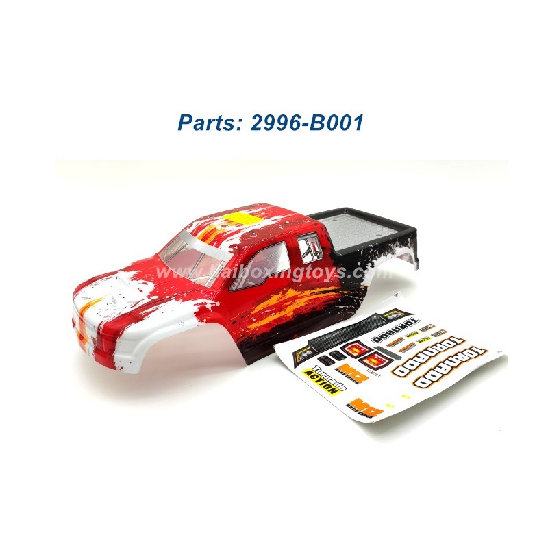 Parts HBX 2996A Body Shell 2996-B001