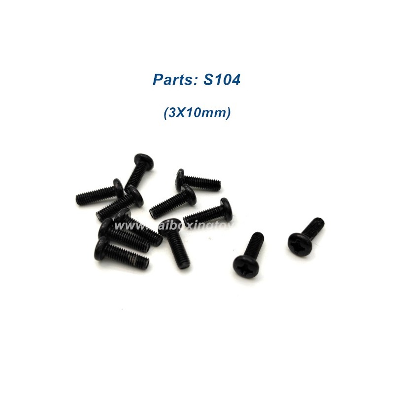 HBX 2997A Parts S104 Screws