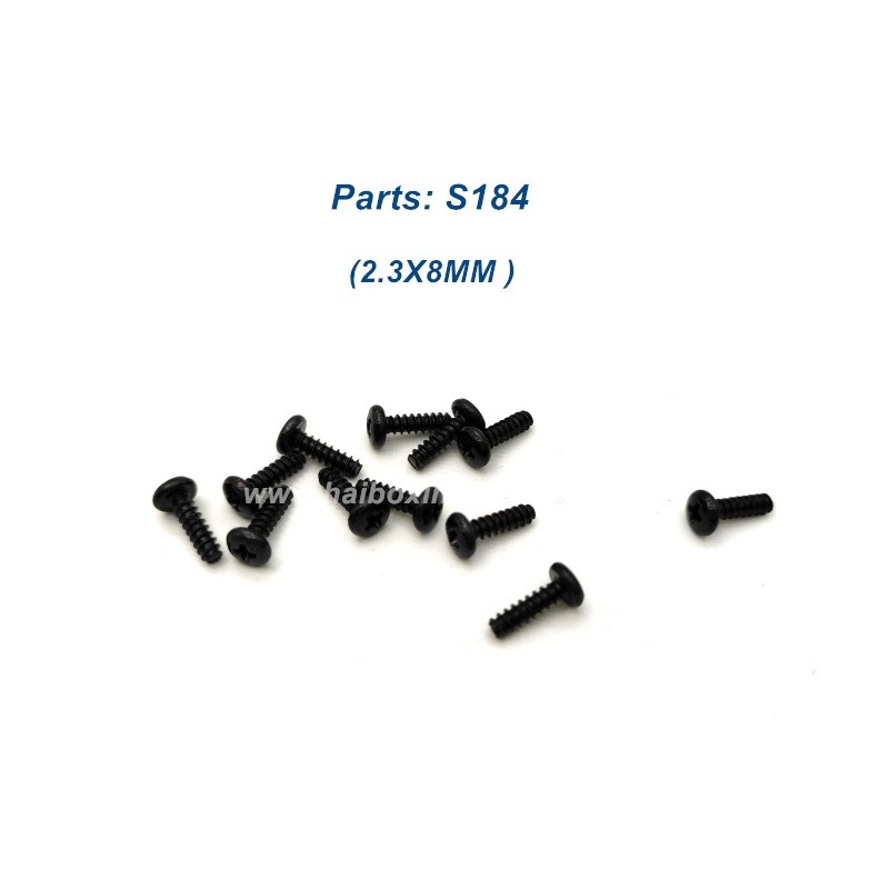HBX 2997A Parts S184 Screws 2.3X8MM