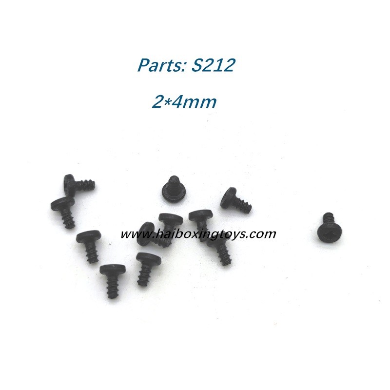 HBX 901A Parts S212 Screws 2*4mm HBX 901A Parts S212 Screws 2*4mm