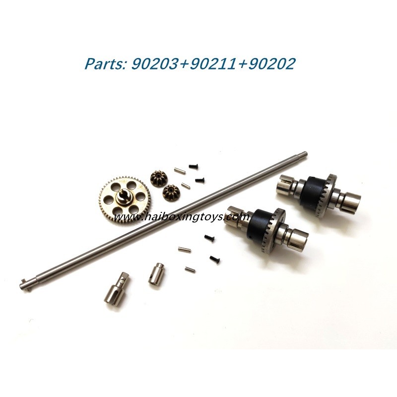 Haiboxing HBX 906A Upgrade Main Drive Shaft Kit+Differential 90203+90211+90202 Haiboxing HBX 906A Upgrade Main Drive Shaft Kit+Differential 90203+90211+90202