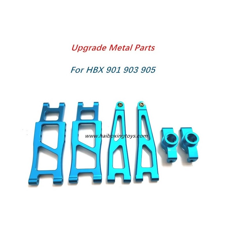 HBX 903A Upgrade Alloy Parts-Rear Swing Arm+Rear Hubs