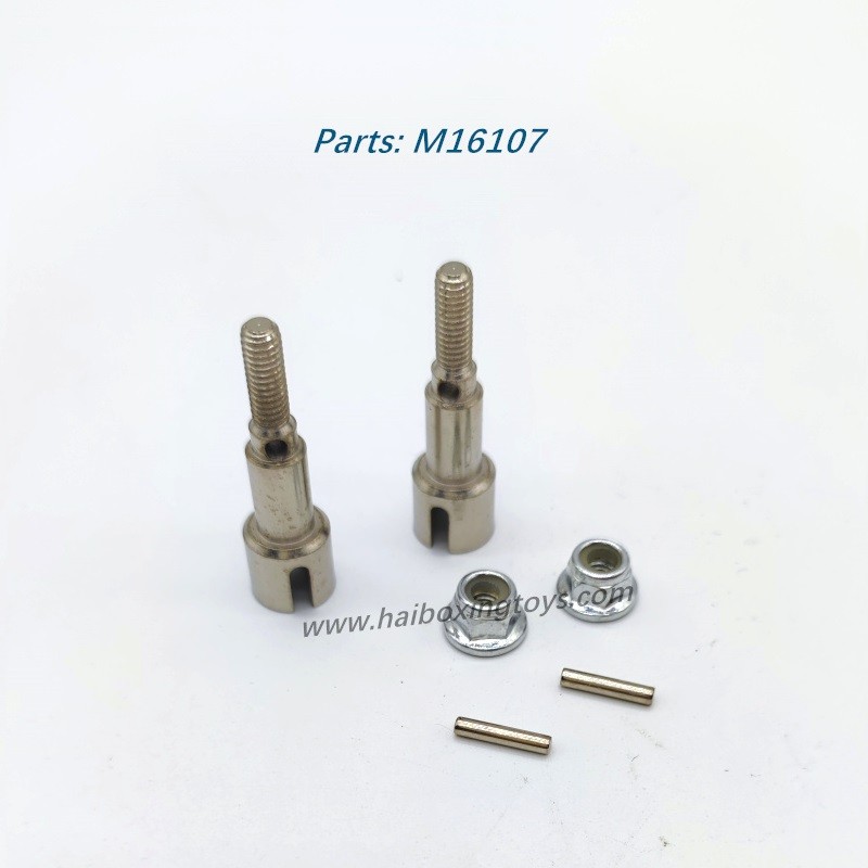 HBX 16889A PRO Parts M16107 Metal Rear Wheel Shafts
