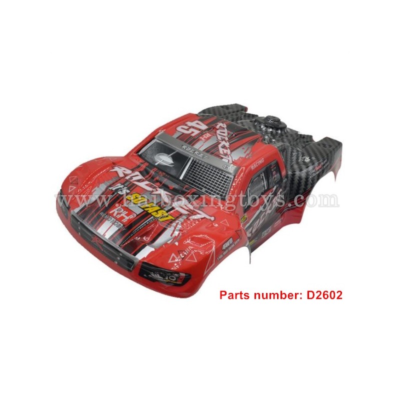 REMO HOBBY Rocket 1621 Parts Body Shell, Car Shell D2602