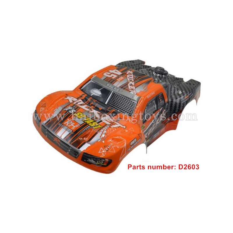 REMO HOBBY 1621 Parts Body Shell Car Shell D2603 REMO HOBBY 1621 Parts Body Shell Car Shell D2603