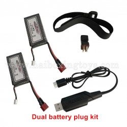 XinleHong 9125 Upgrade Parts Dual Battery Kit