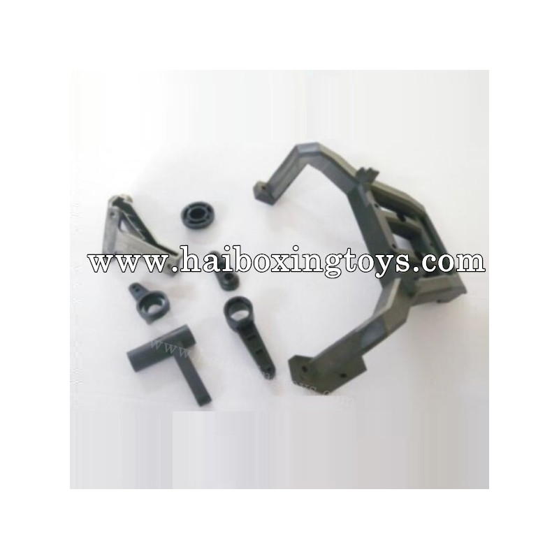 HBX T6 Parts Steering Assmebly +Rear Spare Wheel Rack TS039