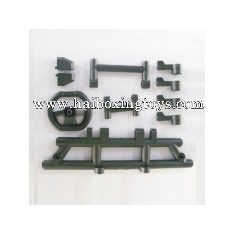 HBX T6 Parts Servo Retainer+Bumper Braces TS045