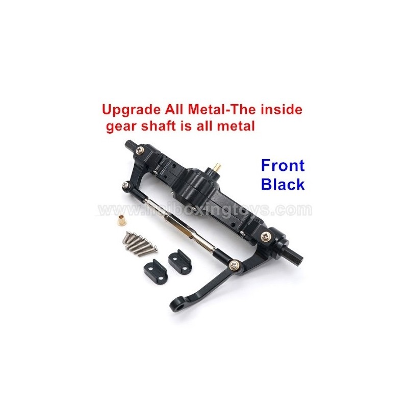 MN D90 D91 Upgrade Metal Front Differential Gear Assembly-Black