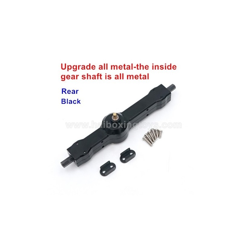 MN D90 D91 Upgrade Metal Rear Differential Gear Assembly-Black