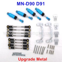 MN-90 91 Upgrade Parts Metal Car Connecting+Connecting Rod Holder+Shock