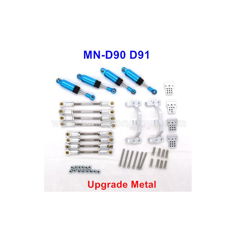 MN 90 Upgrade Parts Metal Car Connecting+Connecting Rod Holder+Shock