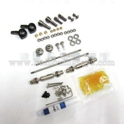 MN D90 D91 Upgrade Steel Gear+ Metal Drive shaft+ Metal Steering Cup Kit