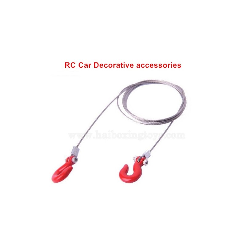 Remote Control Car Decorative Accessories Simulation Tow Hook With Wire Rope