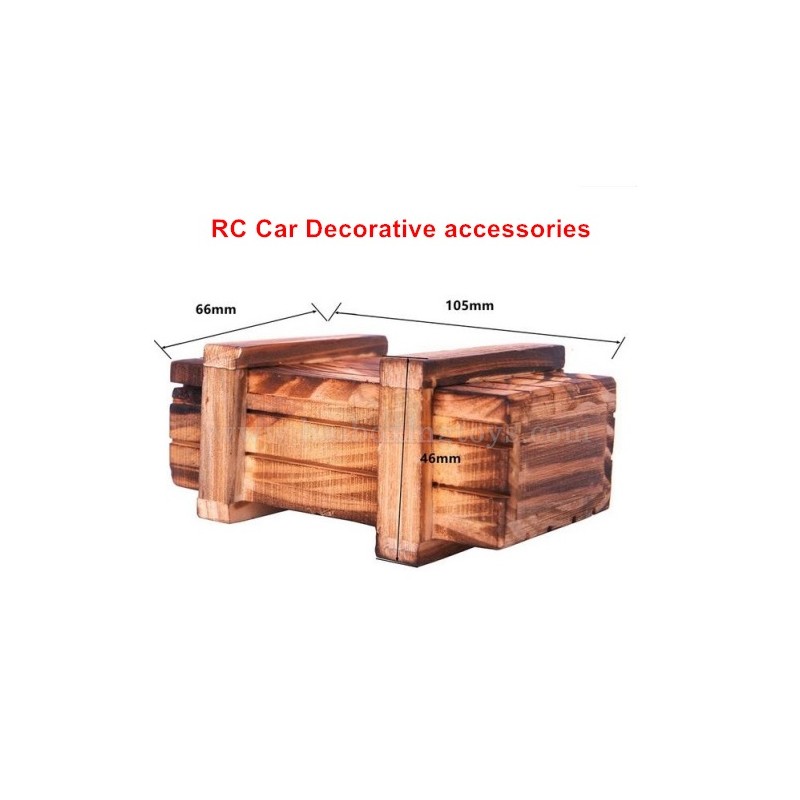Remote Control Car Decorative Accessories Simulation Small Wooden Box