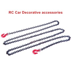 RC Car Decorative Accessories Tow Hook With Metal Chain