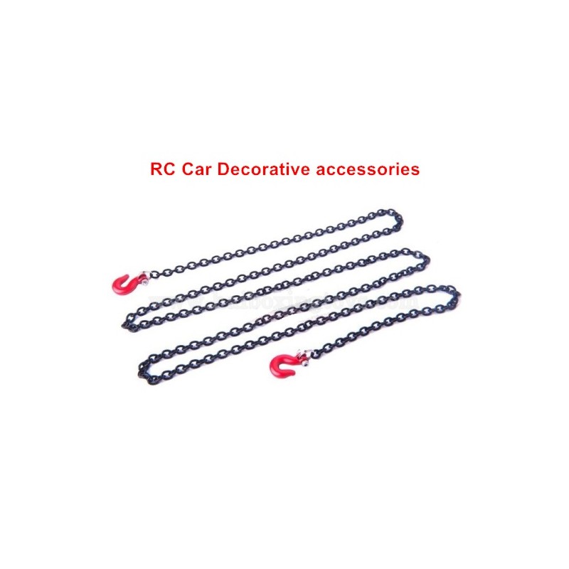 RC Car Decorative Accessories Tow Hook With Metal Chain