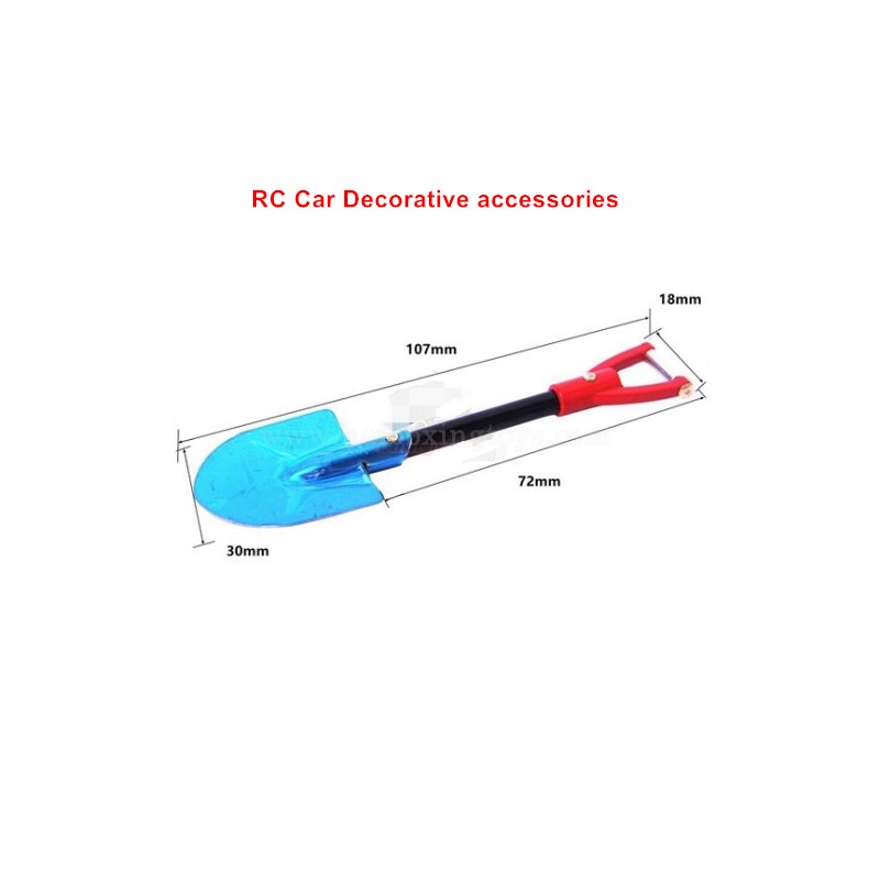 RC Car Decorative Parts-Simulation Metal Shovel