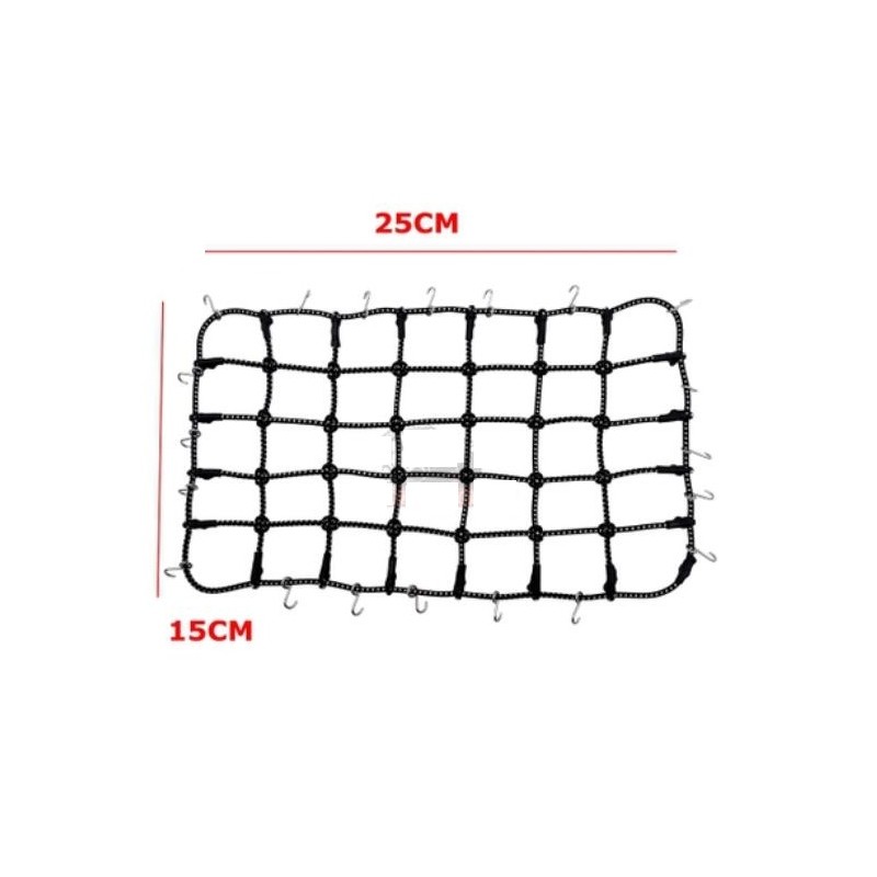 RC Car Decorative Accessories Luggage Net-Black