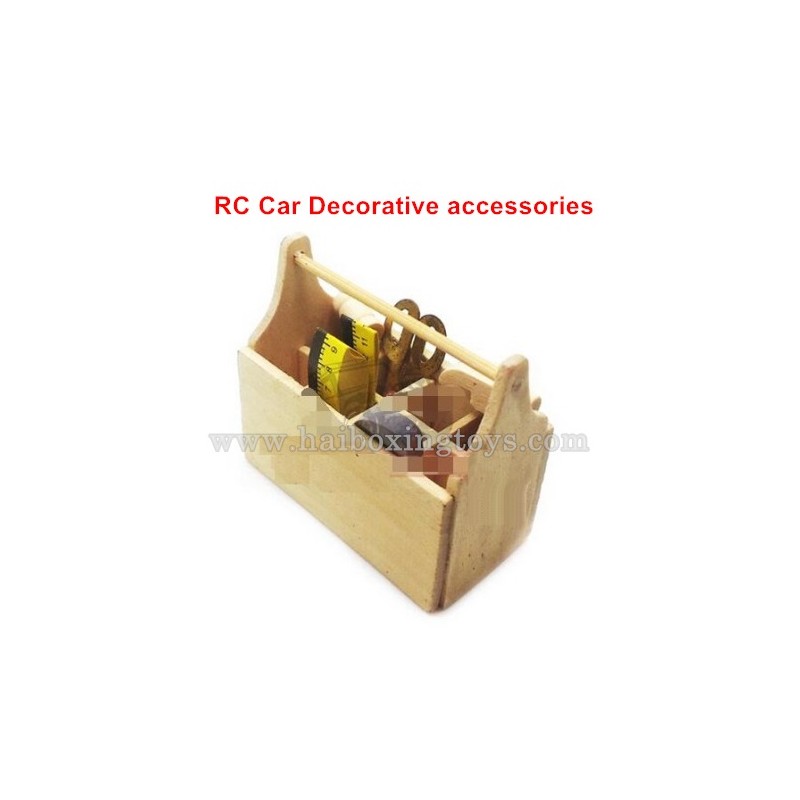 RC Car Decorative Accessories Wooden Toolbox Set-Vervion 1