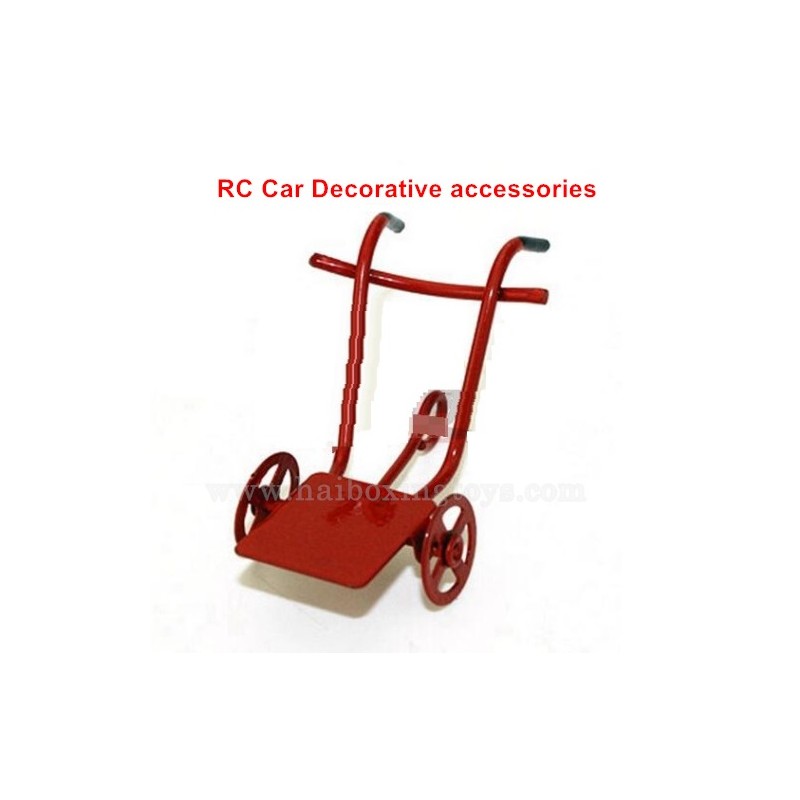 RC Car Decorative Accessories Simulated Metal Trolley
