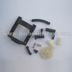 HBX 12815 Parts 12602R, Spur gear+Pinion Gear+Motor Guard+Steering Bushings