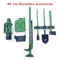 RC Car Decorative Parts Simulation Tool Set-Green