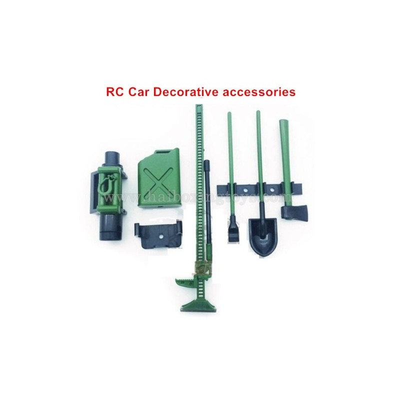 RC Car Decorative Parts Simulation Tool Set-Green