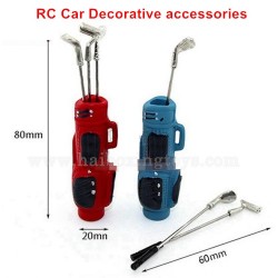 Remote Control Decorative Parts Simulated Metal Golf Club