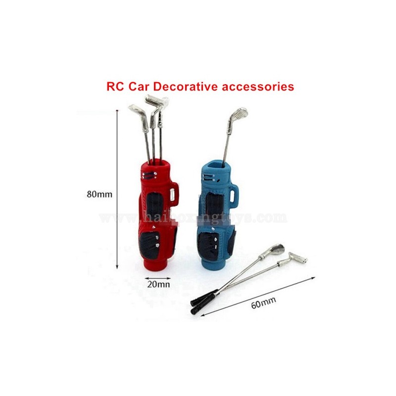 Remote Control Decorative Parts Simulated Metal Golf Club