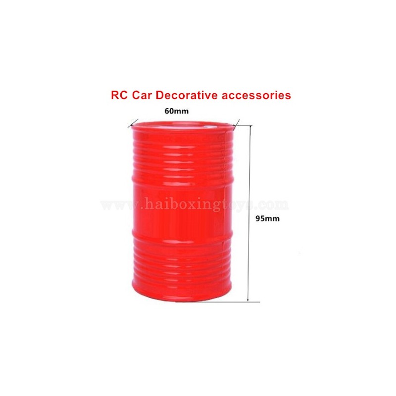 Remote Control Decorative Parts Simulated Plastic Large Oil Drum