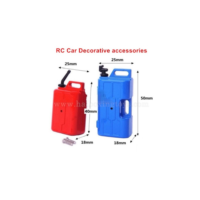 Remote Control Decorative Parts Simulation Oil Drum Red& Blue