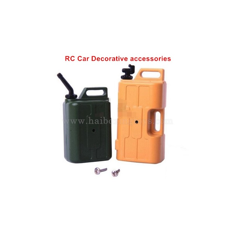 RC Car Decorative Parts Simulation Oil Drum Green& Yellow