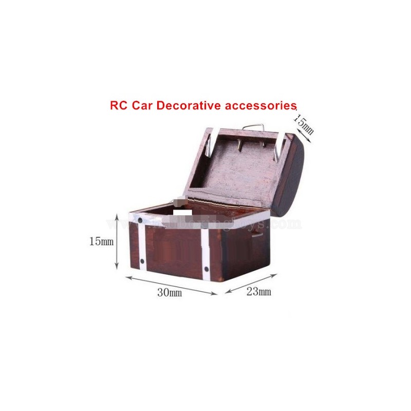 Remote Control Car Decorative Parts Simulation Redwood Box