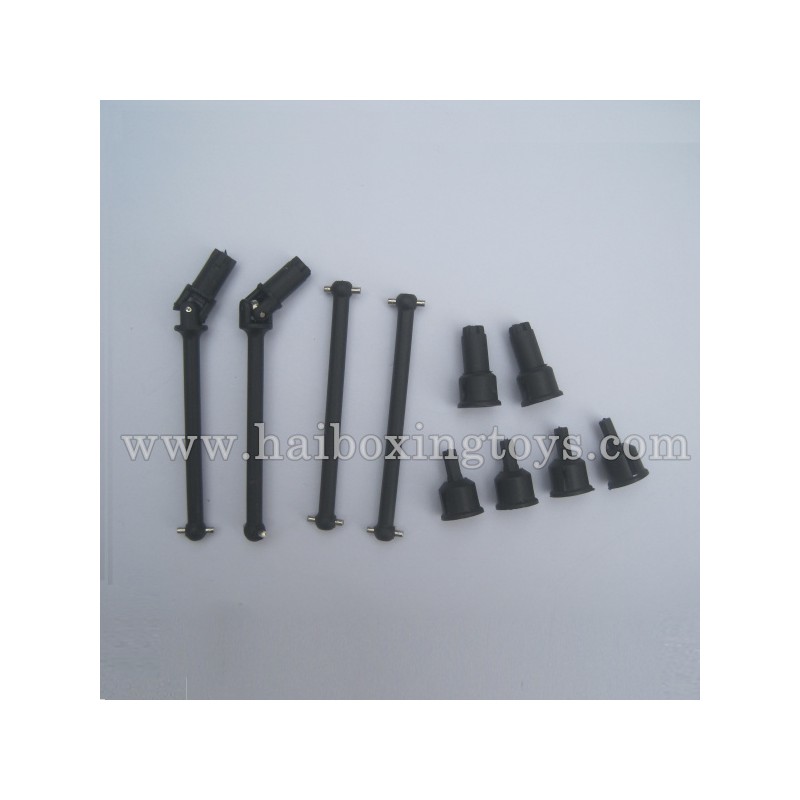 HBX Survivor ST 12812 Parts Dog Bone Drive Shaft+Dogbone Cups 12604R