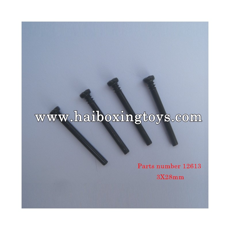 HBX 12812 Survivor ST Parts Front Upper Suspension Hinge Pins 3X28mm 12613