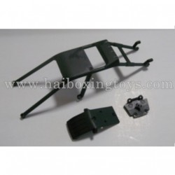HBX Survivor XB 12811 Parts Roll Cage+Skid Plate 12608
