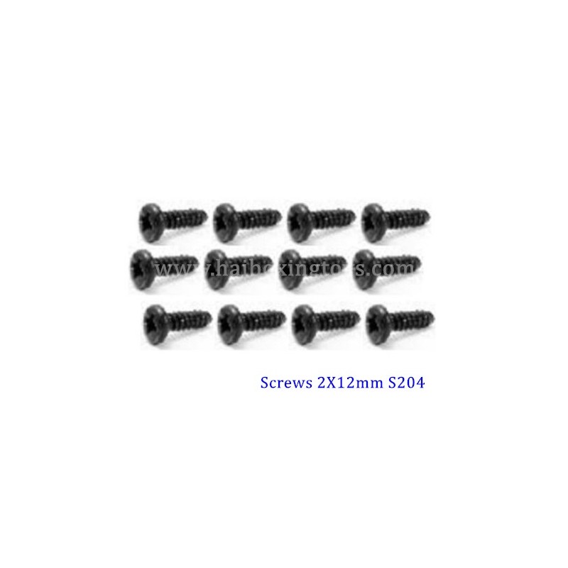 HBX 16889 Parts Screws S204