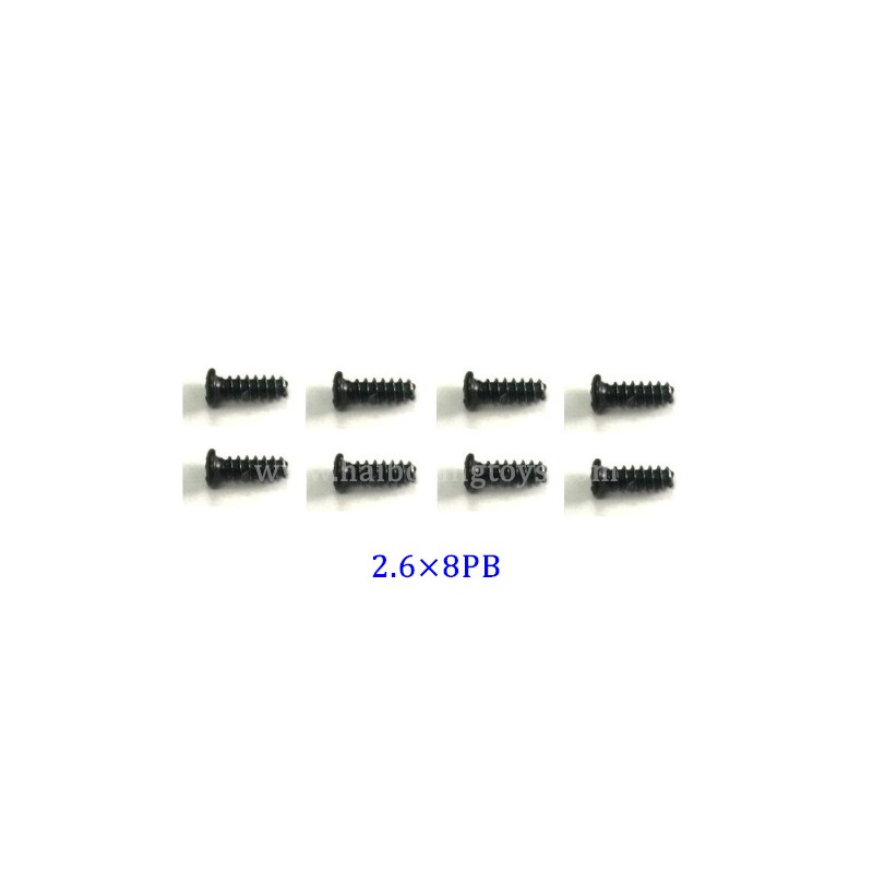XLF X03 X04 Parts Screw 2.6×8PB XLF-1007