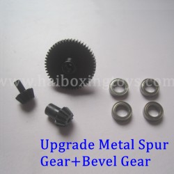 XinleHong 9125 Upgrade Parts Metal Spur Gear+Bevel Gear Kit