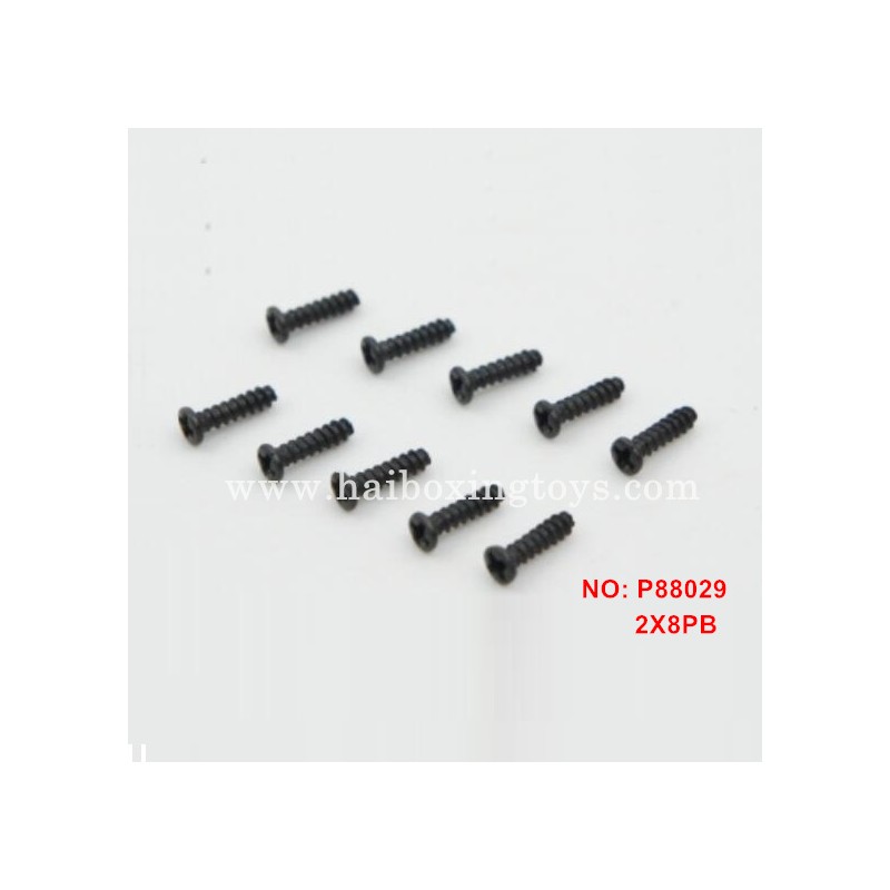 ENOZE 1/10 1/12 RC Car Parts 2X8PB Screw P88029