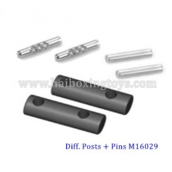 HBX 16890 Destroyer parts Diff. Posts + Pins M16029