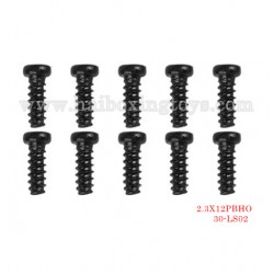 XinleHong 1/18 car parts Round Headed Screw 2.3X12PBHO 30-LS02