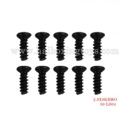 XinleHong 1/18 car parts Countersunk Head Screw 2.8X8KBHO 30-LS04