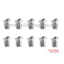 XinleHong 1/18 car parts Screw 3X7X6 PWMHO Q901-QLS01