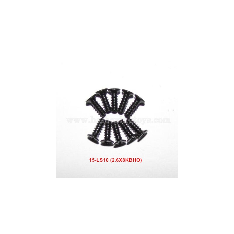 XinleHong 1/12 car parts Round Headed Screw 15-LS12 (2.6X20PBHO)