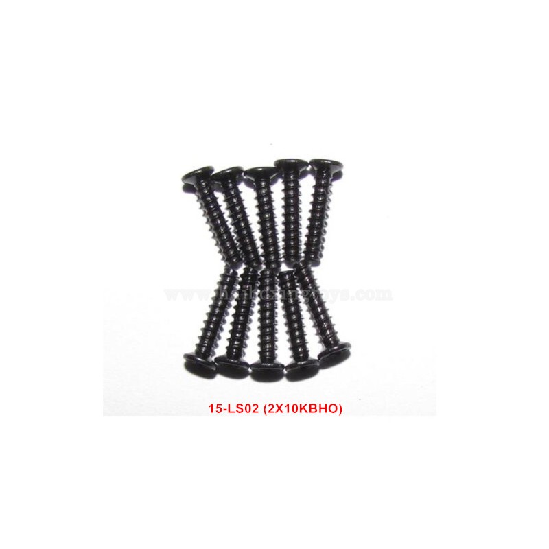 XinleHong 1/12 car parts Countersunk Head Screws 15-LS02 (2X10KBHO)